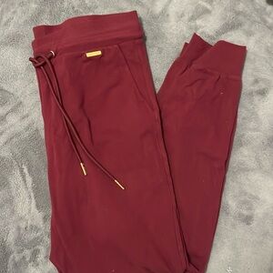Cleo Harper berry colored joggers